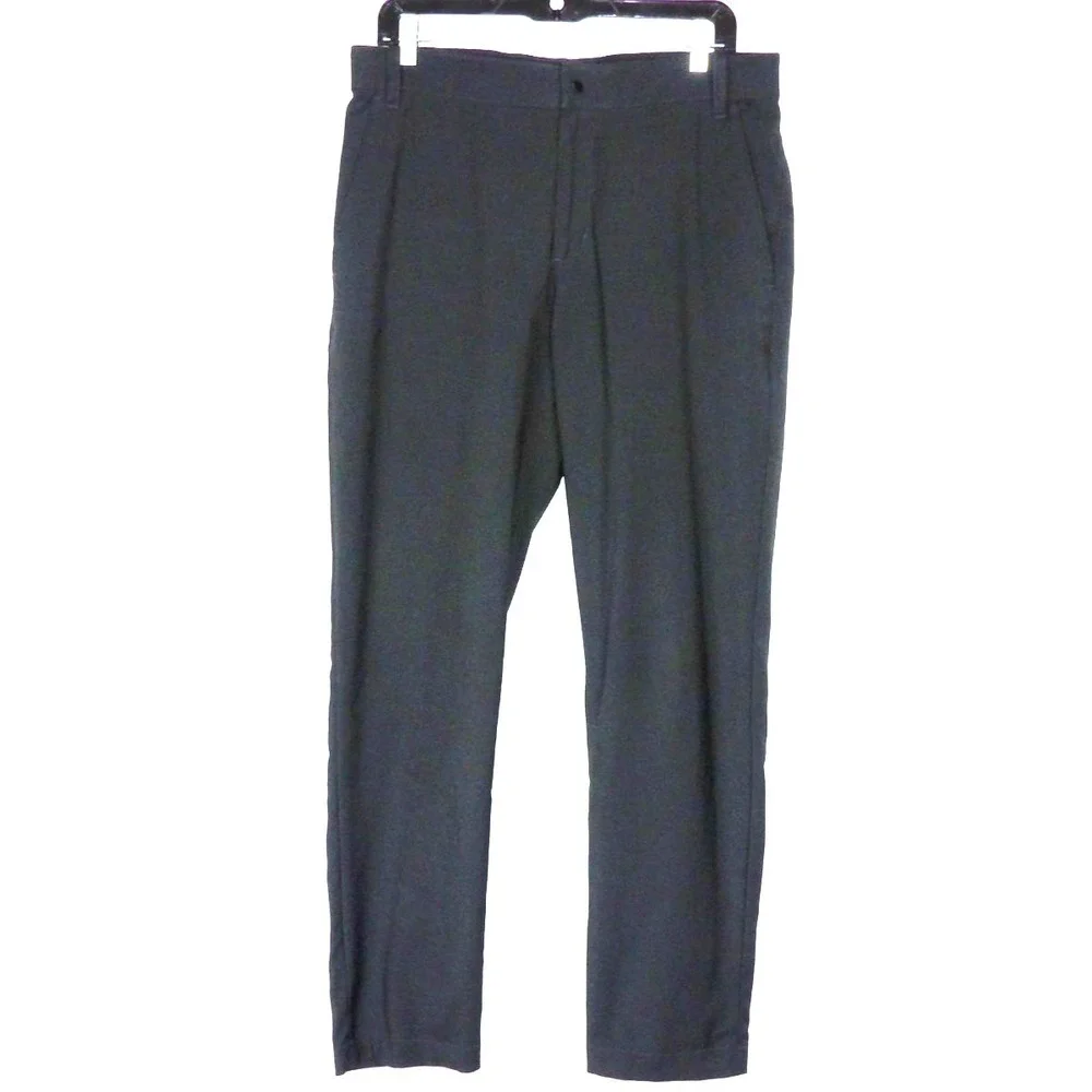 Nike Dri-Fit Gray 100% Polyester Performance Chino Pants Men's 32 X 32